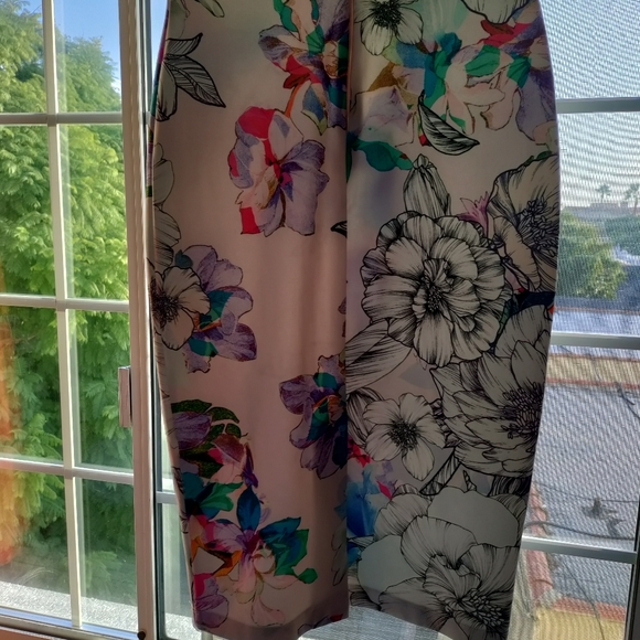 ASOS Floral Print Short Sleeve Dress size 10 - Picture 8 of 14